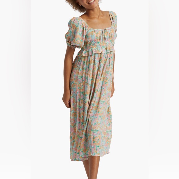 Billabong Girls’ Floral Midi Dress - Picture 1 of 5